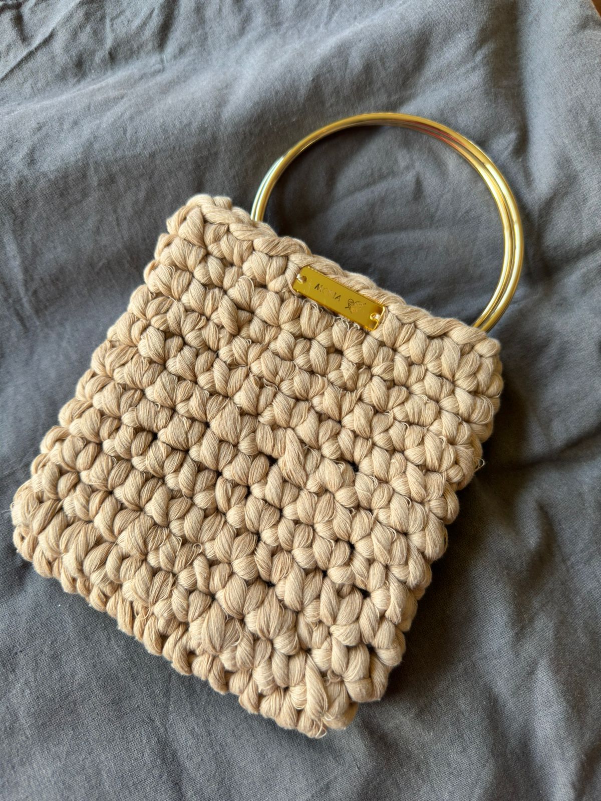 Cartera MONA beige natural